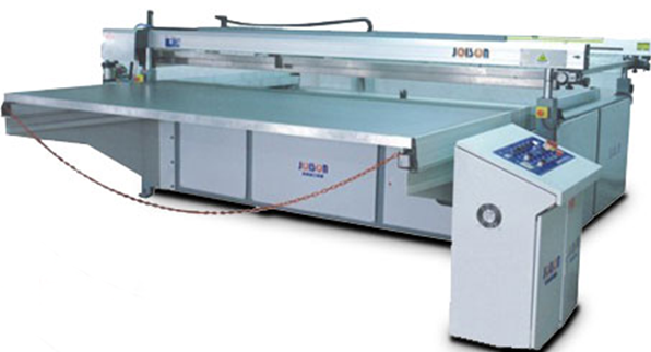 Semi auto vertical screen printing machine